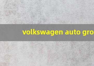 volkswagen auto group